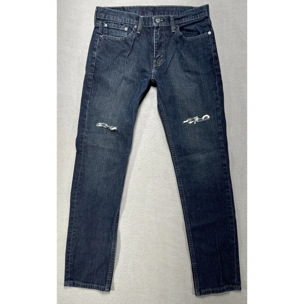 Levis Jeans 511 Mens Size 31x32 Blue Slim American Cowboy Western Workwear Denim